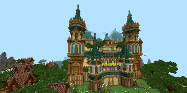 Green Roof Palace Castle