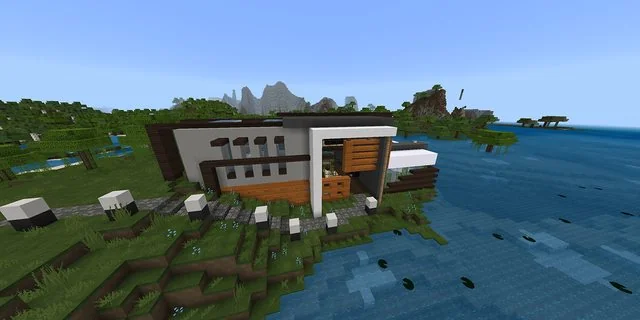 Modern Lake House