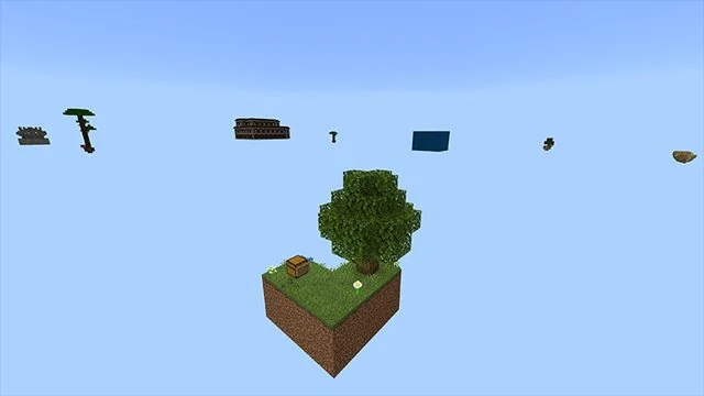 Skyblock with Structures