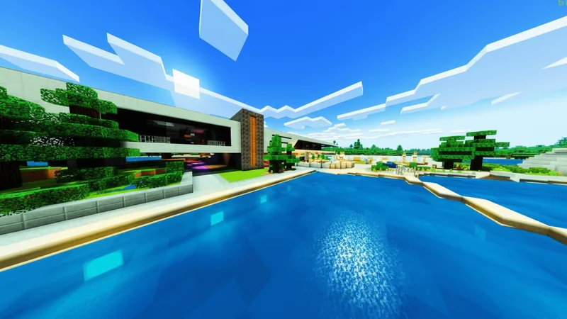 Massive Modern Mansion Island House