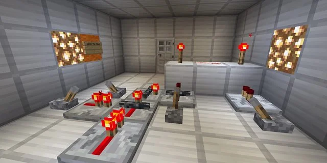 10 Redstone Puzzle Levels