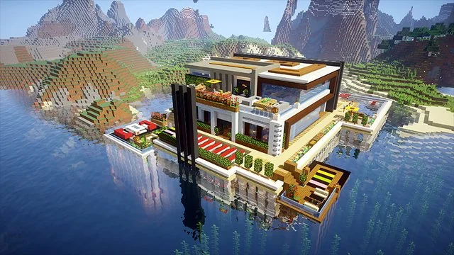 Modern House on Water