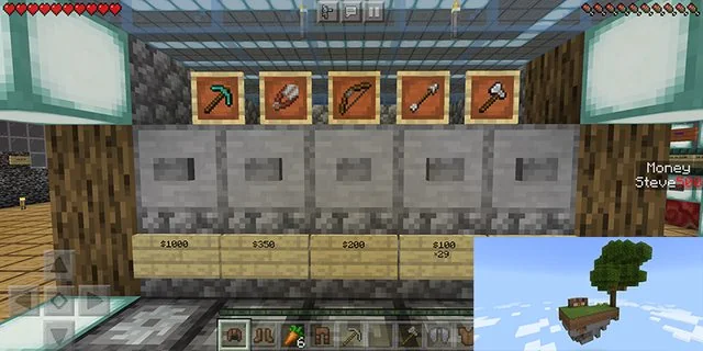 Sky Block with Market