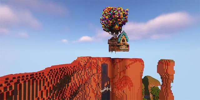 Paradise Falls + House from UP