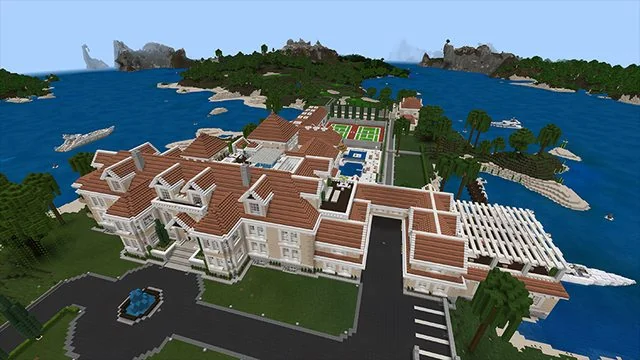 Beachside Mega Mansion